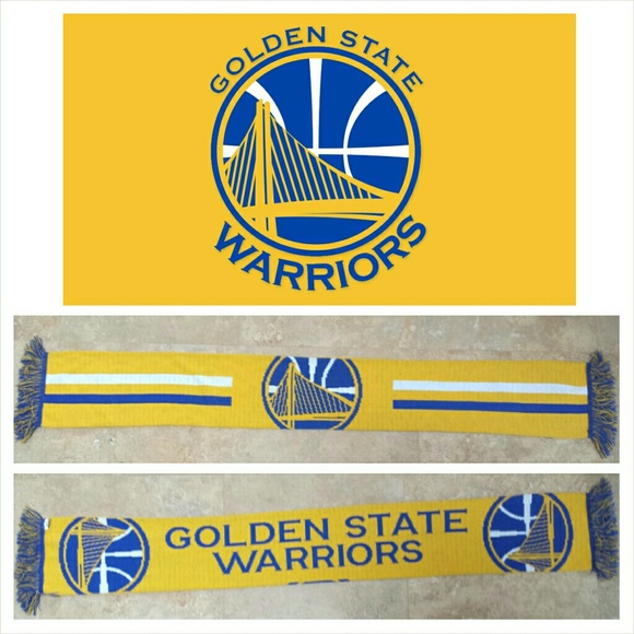 Warriors Golden State Basketball Scarf 🏀 - Picture 2 of 4
